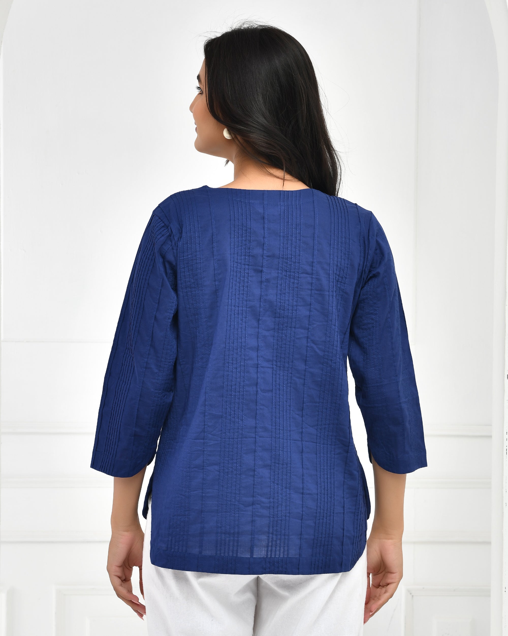 Royal Blue Everyday Cotton Top