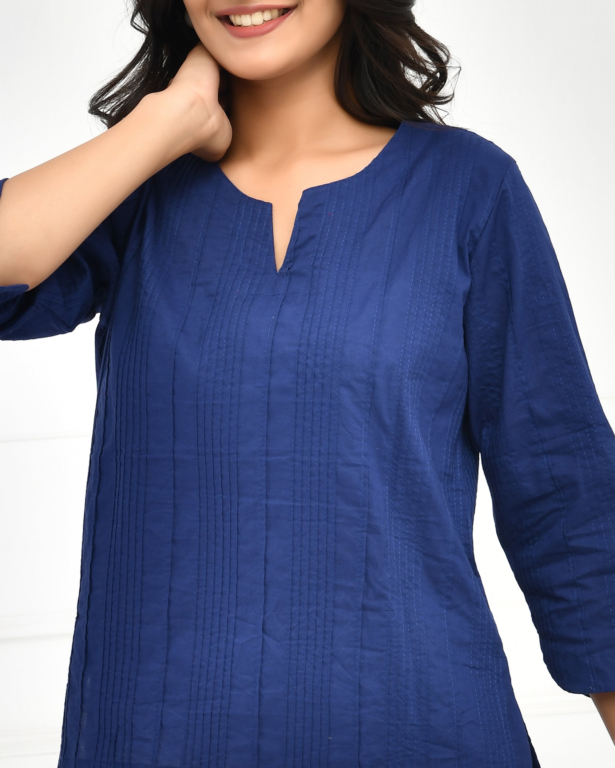 Royal Blue Everyday Cotton Top