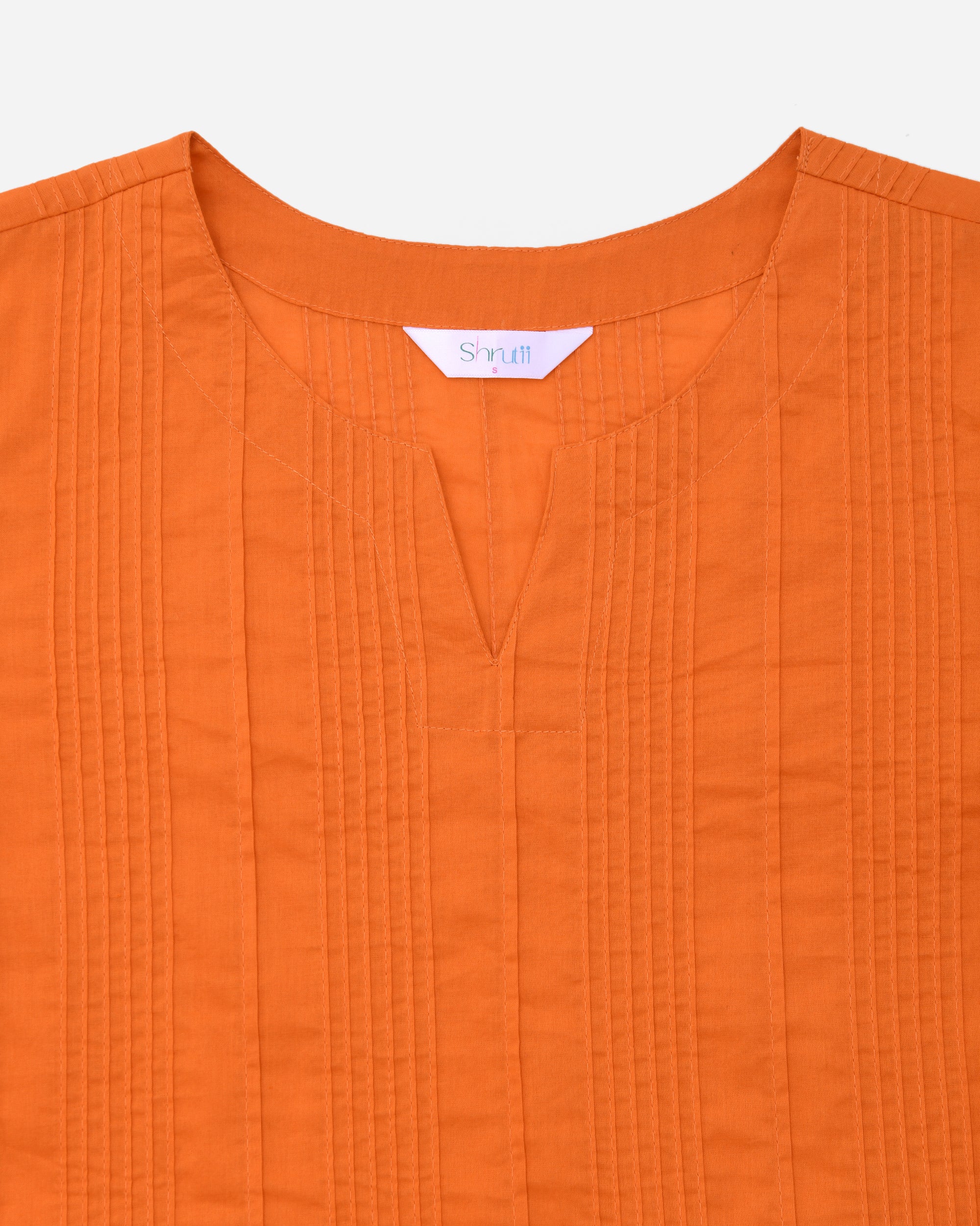 Tangy Orange Everyday Cotton Top