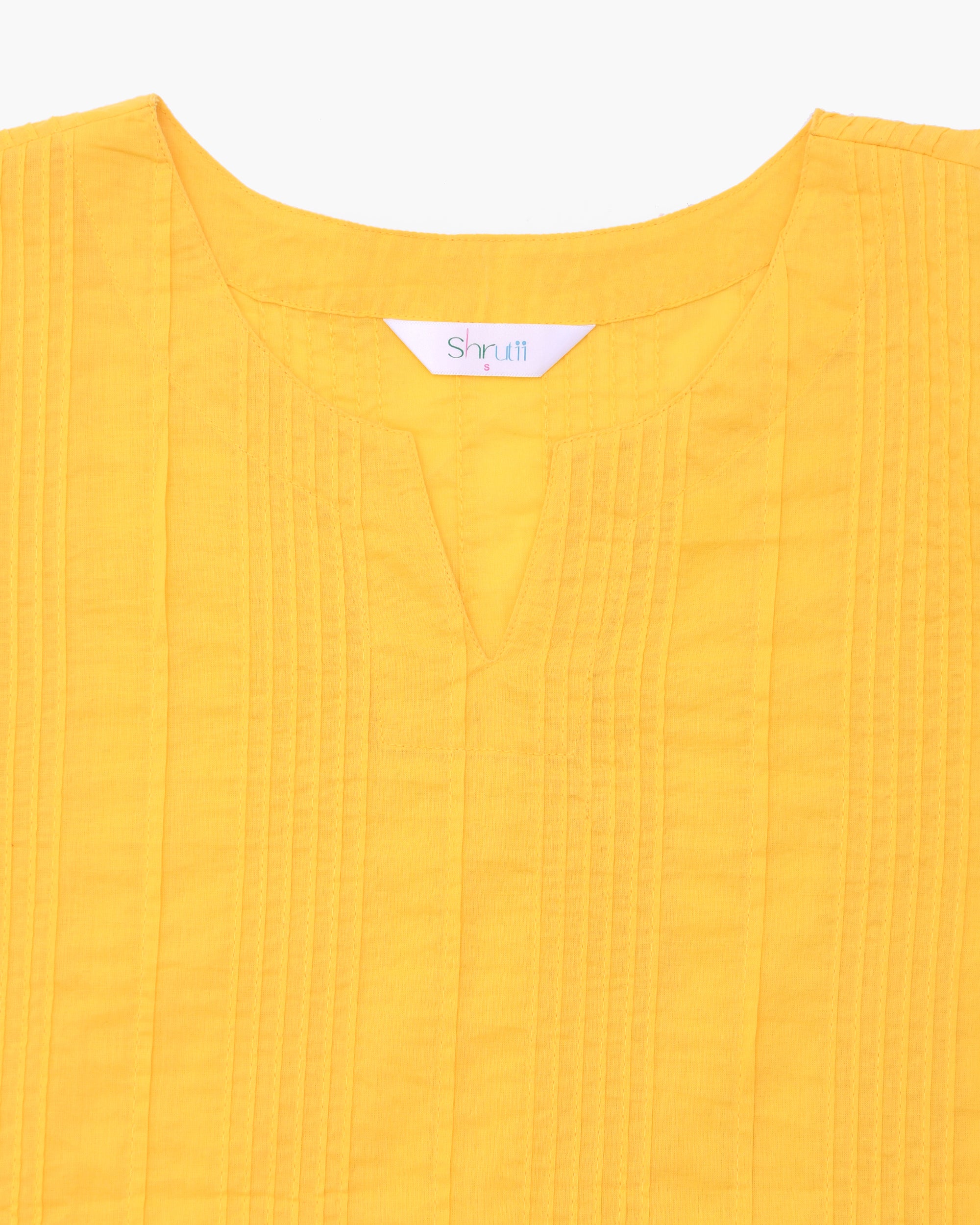 Yellow Everyday Cotton Top